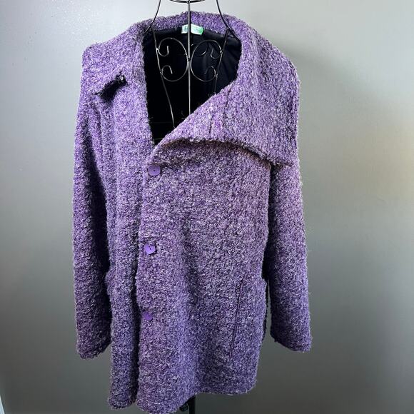Dreadlocks Boho Lagenlook Purple jacket (made in Israel) Size XXL - Picture 1 of 9